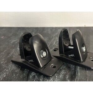 Jumbl Heavy-Duty Adjustable Speaker Wall Mounts - Set of 2 - Black (Missing Ball